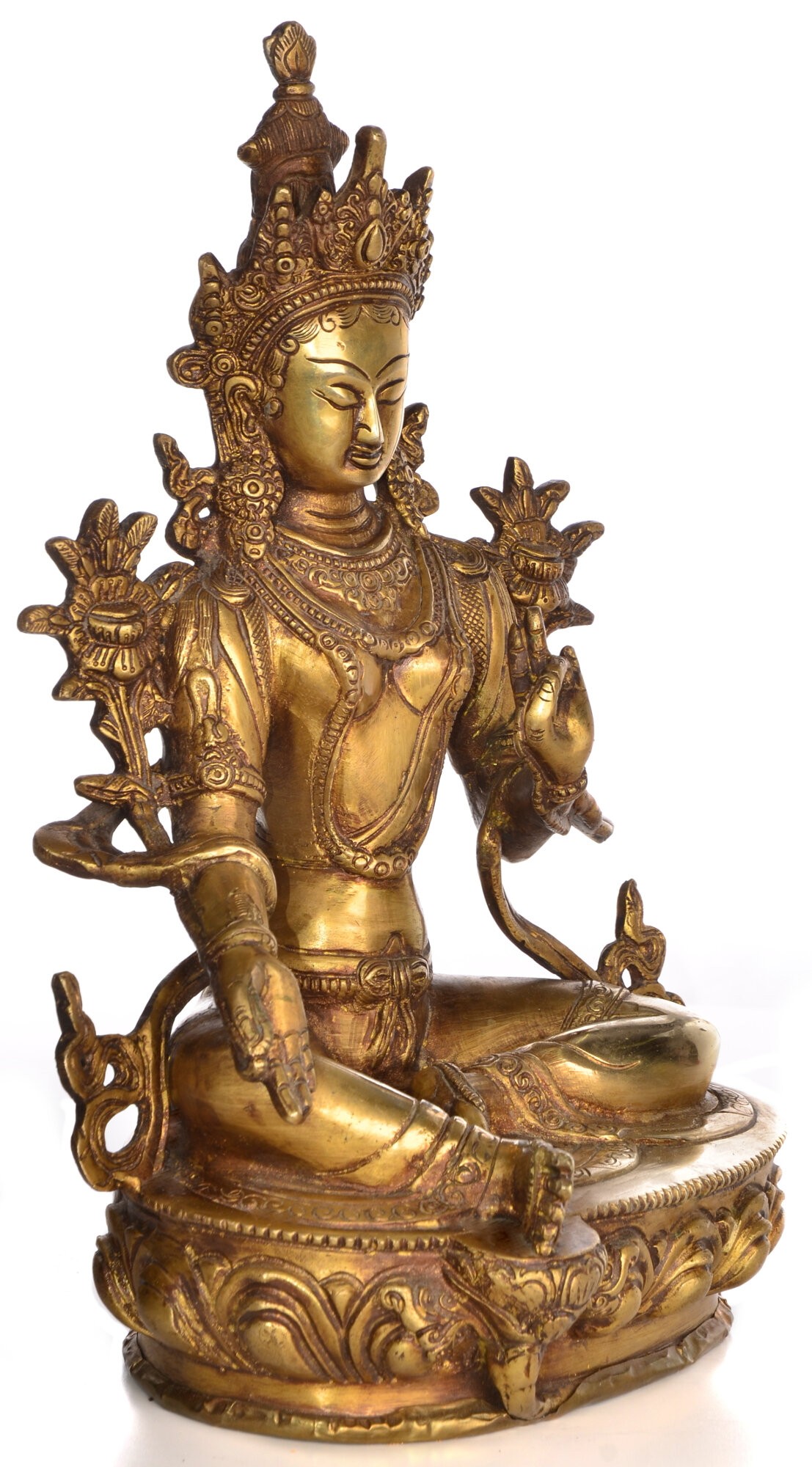 Green Tara Buddha statue