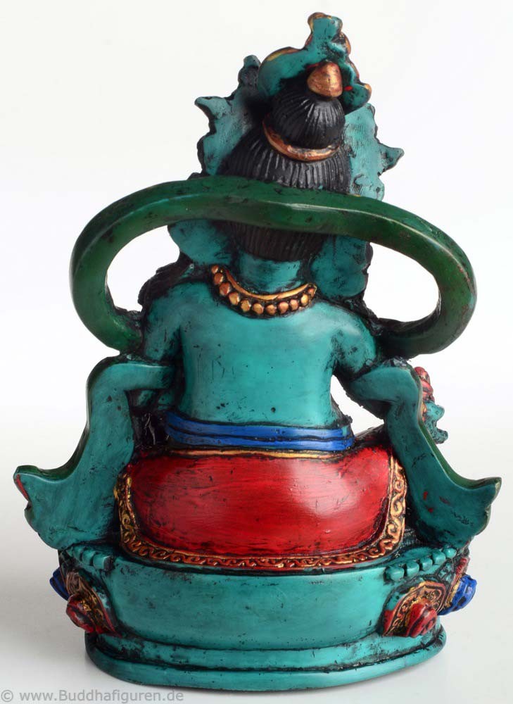 Statua Di Jambhala Kubera In Ottone 3 Cm | Divinità Buddista Della Ricchezza E Prosperità, Piccolo Portafortuna Indiano
