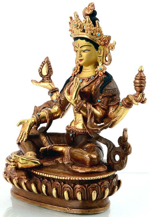 Tibetan buddhist and hindu statues Lakshmi , Statuen