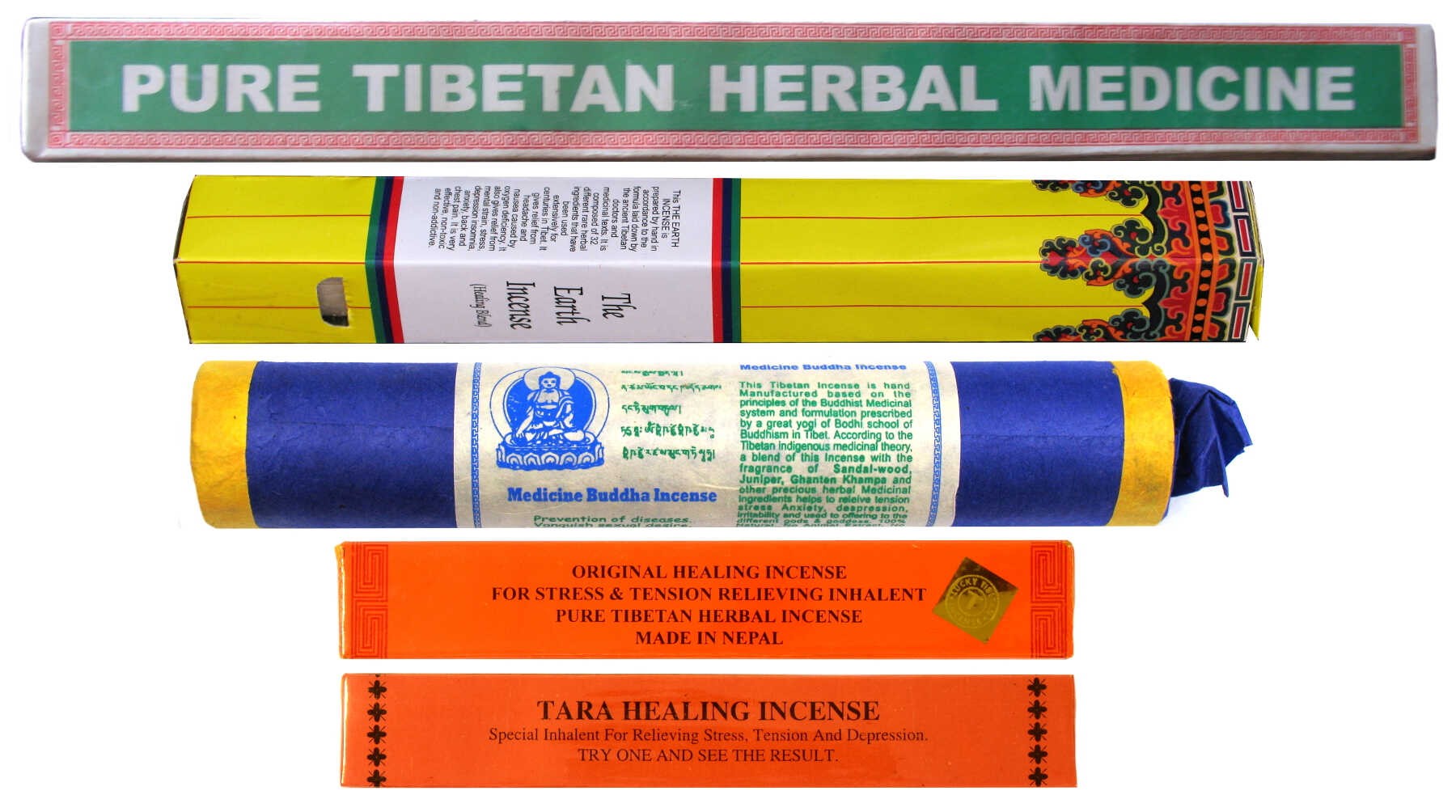 The Earth Incense Healing Blend Tibetan Incense, Incense, Healing Incense