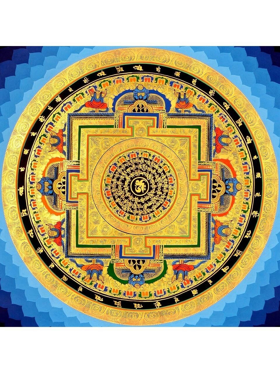 Thangka kalachakra mandala