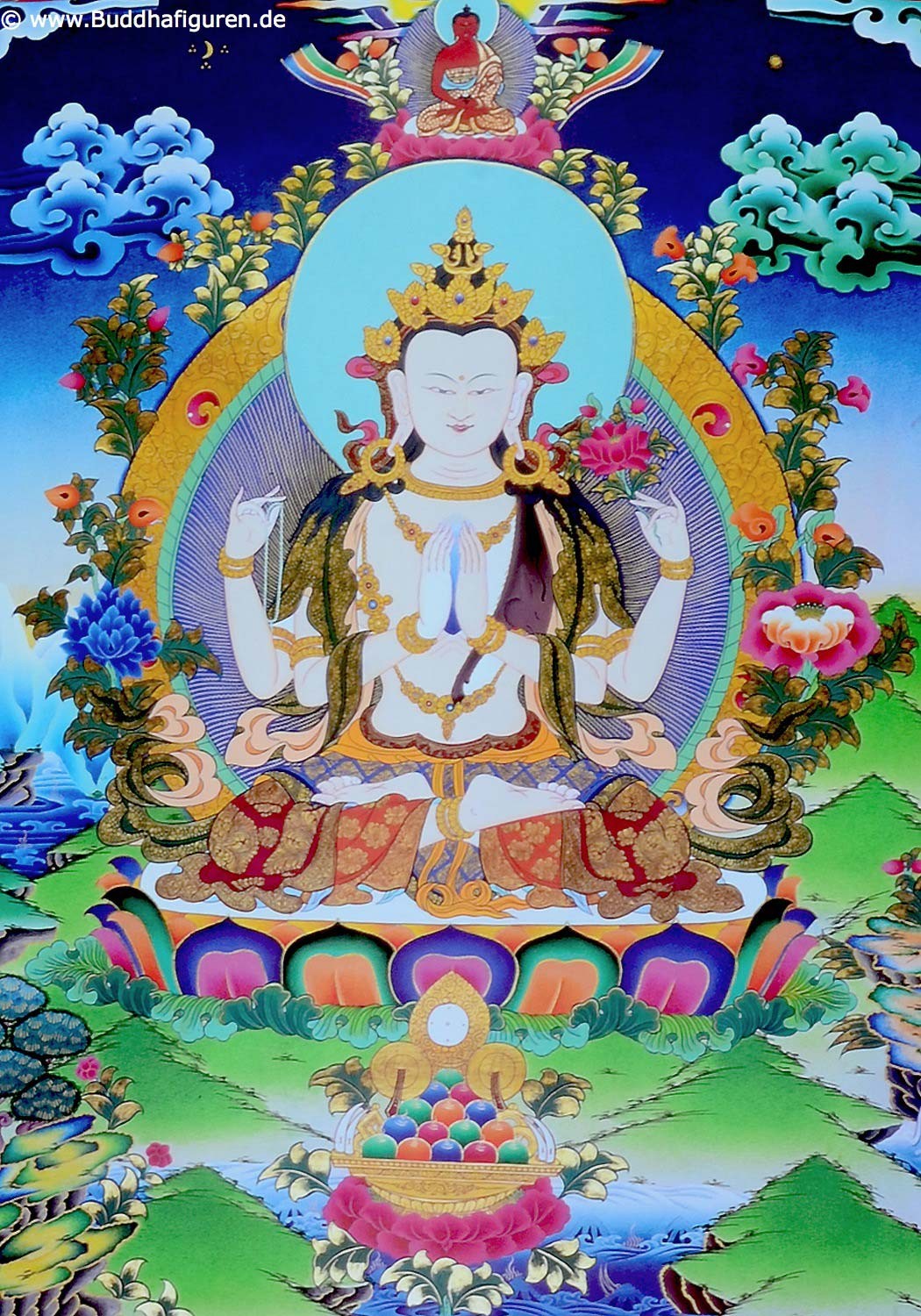 Thangka - Chenresig - Avalokitesvara