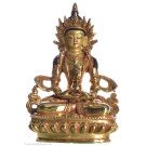 Aparimita / Amitayus 15 cm fully gilt Buddha Statue