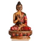 Amoghasiddhi Buddha Statue 11,5 cm Resin painted