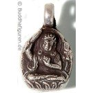 Silver Pendant Manjushri  25 mm