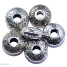 Silver colored jewelery D - 8 pcs 14mm
