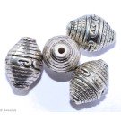 Silver colored jewelery F - 4 pc 15mm