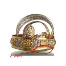 Mandala silver-gold gilt-18cm height SALE