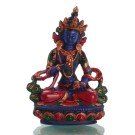 Vajrasattva 15 cm Buddha Statue blue paintes
