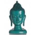 Buddha-Head 21 cm turquoise
