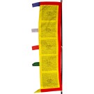 Prayer flag banner - vertical  2,30 m unicoloured