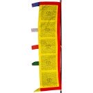 Prayer flag banner - vertical  2,30 m unicoloured