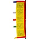 Prayer flag banner - vertical  2,30 m unicoloured