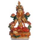 Green Tara 20 cm Resin painted Statue