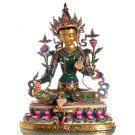 Green Tara 48 cm fullygold plated