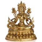 Green Tara Brass 61 cm Statue