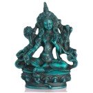  Green Tara Statue 10,5 cm turquoise Resin