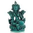  Green Tara Statue 10 cm turquoise Resin