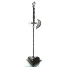  Khatvanga-Pa - Silver Plated Tantric Staff 93cm