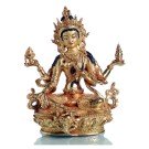 Lakshmi - Laxmi 20,5 cm fully gold plated