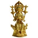 Maitreya 25cm fully fire gilded - Replica