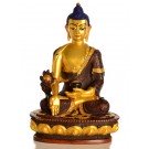 Medicine Buddha 20 cm  Statue Resin golden