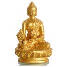 Medicine Buddha 11,5 cm Resin golden