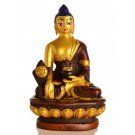 Medicine Buddha Statue 11,5 cm Resin coloured