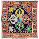 Buddhist Altar Puja Table Cloth - 21cm x 21 cm