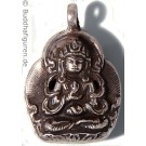 Silver Pendant Vajrasattva 25 mm