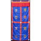 Door cover stiched Brocade - Ashta Mangala