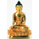 Ratnasambhava 20 cm fully goldplated Buddha Statue