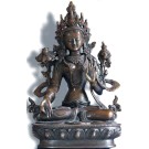 White Tara 22 cm oxidized Buddha Statue