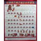 Tibetan Medicine Yoga Thangka no. 8 - 40 x 49cm
