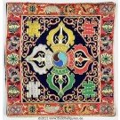 Buddhist Altar Puja Table Cloth - 21cm x 21 cm