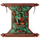 Meditation Buddhas plate