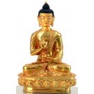 Amoghasiddhi 20 cm fully gilt Buddha Statue