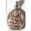 Silver Pendant Amoghasiddhi 28 mm