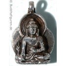 Silver Pendant Medicine Buddha 25 mm
