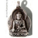 Silver Pendant Shakyamuni 25 mm