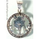 Silver Pendant Shanka 25 mm