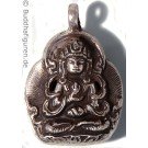 Silver Pendant Vajrasattva 25 mm
