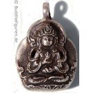 Silver Pendant Vajrasattva 25 mm