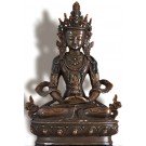 Aparimita - Amitayus 22 cm oxidized Buddha Statue