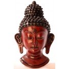 Buddha Mask 23 cm Resin brown