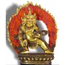 Jambhala standing 17cm partly fire gilded