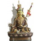 Padmasambhava  22 cm partly fire-gilded