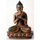 Vairocana Buddha Statue 13,5 cm Resin coloured