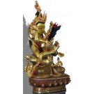 Vajradhara-Shakti 23,5 cm fire-gilded Buddha Statue