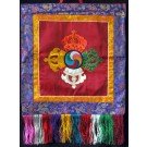 Wall hanging  Double Dorje 45 cm x 45 cm